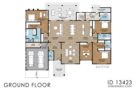 One Bedroom Home Floor Plans
