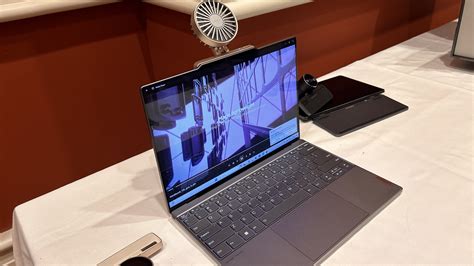 CES 2024: This wacky laptop lets you snap on a tablet ... or a fan ...