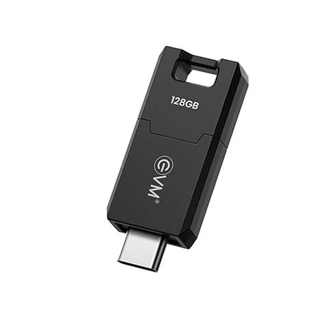 EVM 128GB EnC Type C Flash Drive USB 3.2 Gen 1-120MB/s Read Speed, 50MB ...
