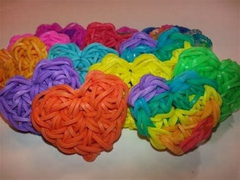 Image result for Heart Rainbow Loom Pattern Tutorial