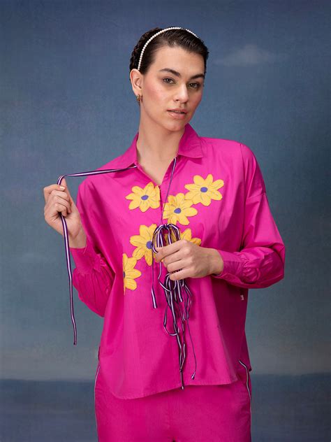 Rosy Bloom Shirt & Yellow Coords – Bannoswagger