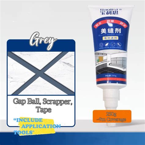 [SG] Grout Filler Tile Sealant Silicone Tile Grout Vinyl Flooring Grout ...