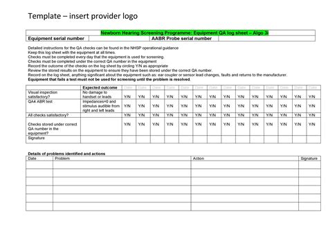 Image result for Sample Excel Test Data Log File Template