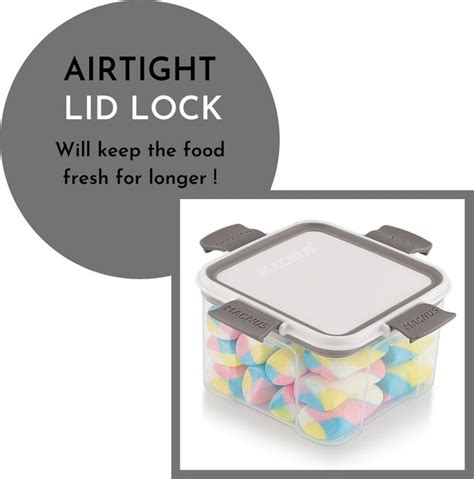 Buy Magnus Modulock Airtight Food Storage See Through Plastic ...