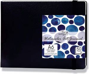 Zen Sangam Express your Mind Artists' Watercolor Art Journal – A6 (10 ...