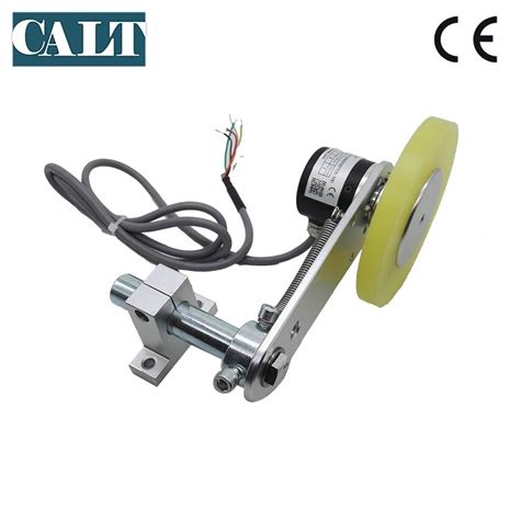 Buy CALT GHW38 200mm Roller Rubber Wheel Length Position Meter ...