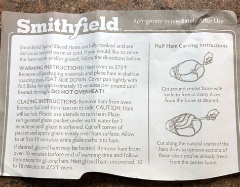 Cracker Barrel Spiral Sliced Bone In Ham Cooking Instructions at Steven ...