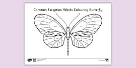 Year 1 Common Exception Words Colouring Fish Worksheet / Worksheets ...