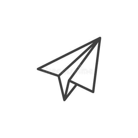 Paper Plane Editable Stroke Stock Illustrations - 428 Paper Plane ...