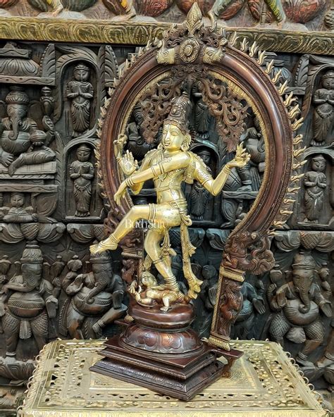 Brass Nataraja Statue Handcrafted 26 Inch | Budhshiv.com