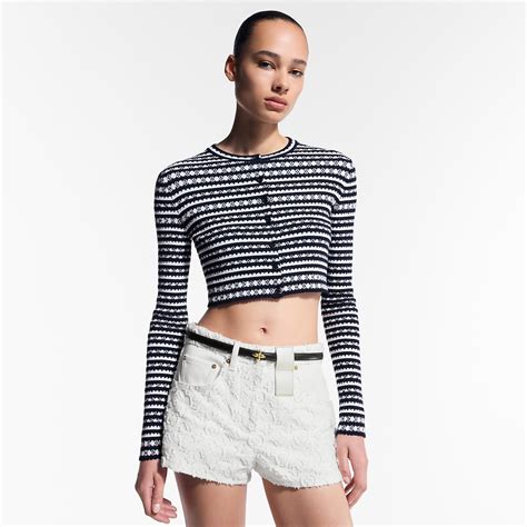 Scallop Stripe Cardigan - Ready-to-Wear | LOUIS VUITTON