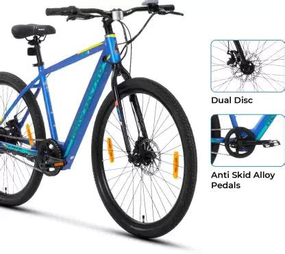 Hero Lectro C5E 27.5 inches Single Speed Lithium-ion (Li-ion) Electric ...