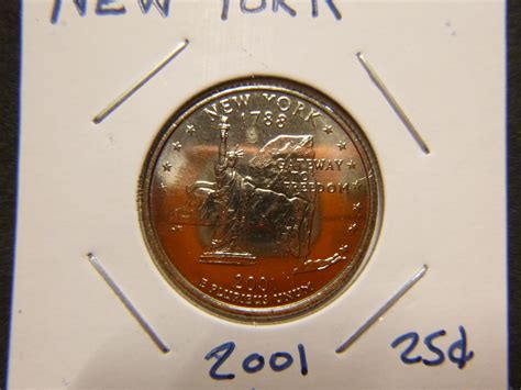 2001 D New York 50 States and Territories Quarters - For Sale, Buy Now ...