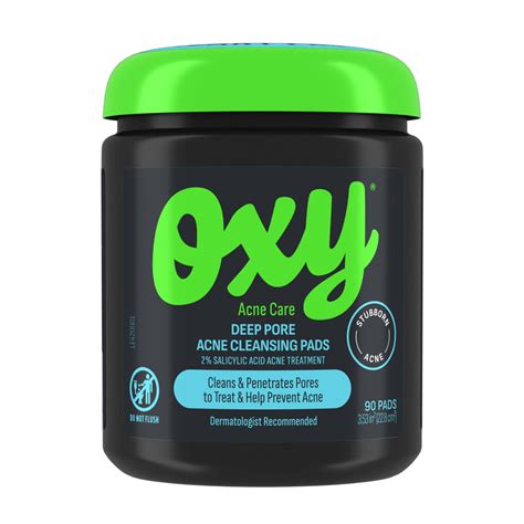 OXY® Maximum Face Salicylic Acid Skin Cleansing Wipes, Acne Treatment ...