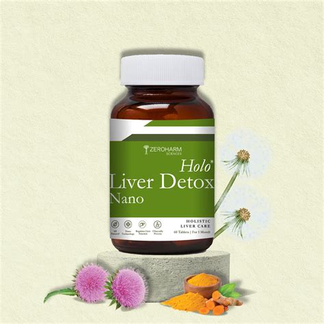Liver Detox (Cleanse) Tablets With Milk Thistle - Zeroharm