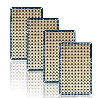 Treedix 4 pcs Solderable BreadBoard Universal Board PCB Prototype ...