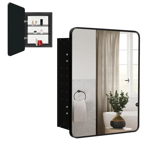 Amazon.com: LAMCHMOR Recessed Medicine Cabinet with Mirror, 20x28 ...