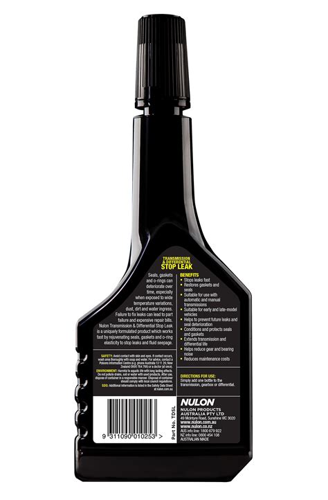 Transmission and Differential Stop Leak (TDSL)