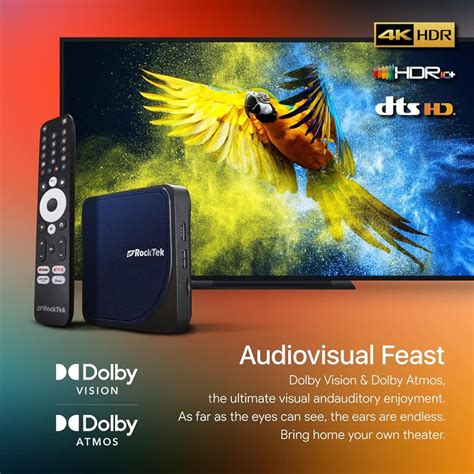 RTROCKTEK RockTek G2 Android TV 4K Streaming Media Player, India | Ubuy