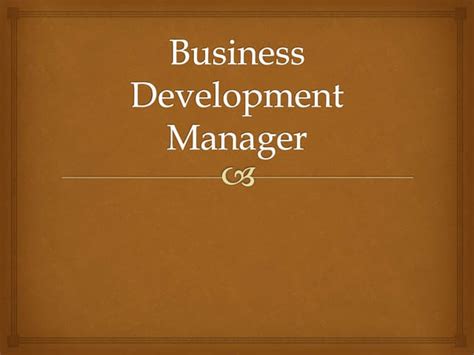 Business Development Manager 的图像结果