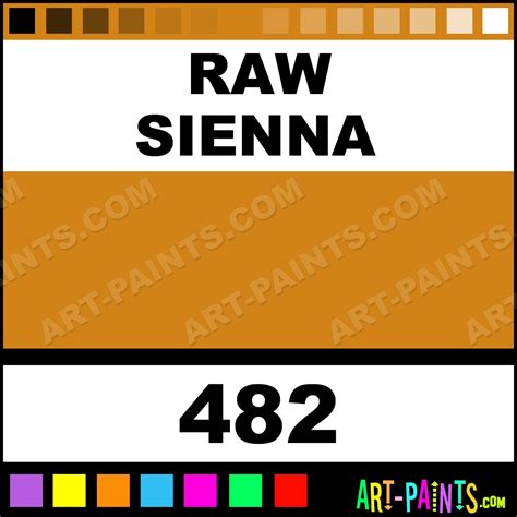 Raw Sienna Fine Acrylic Paints - 482 - Raw Sienna Paint, Raw Sienna ...