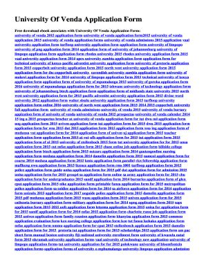 Fillable Online University Of Venda Application Form asd.ddnslive.com ...