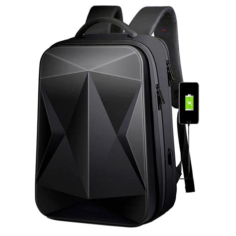 Buy TOURTIER Hard shell Business Travel Laptop Backpack with USB ...