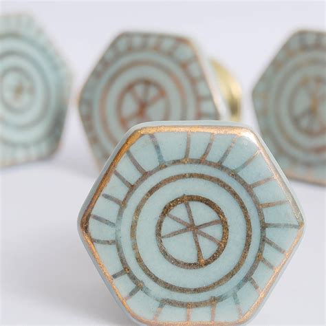 Buy Corsica Venice Set of 6 Ceramic Drawer Knobs from Home Centre at ...