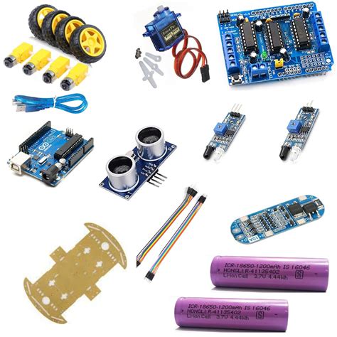 E Idea Robotics- human following robot kit with Ultrasonic Module,ir ...
