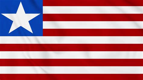 Liberia flag animated 4k. 25313663 Stock Video at Vecteezy