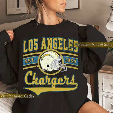 Los Angeles Chargers Shirt Los Angeles Chargers Sweatshirt - Etsy