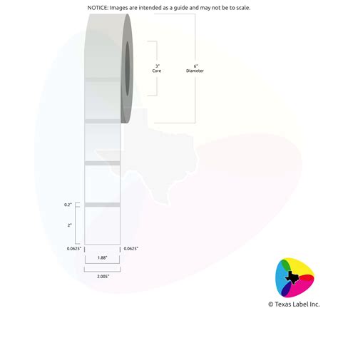 1.88" x 2" Blank Label Roll for Afinia L701