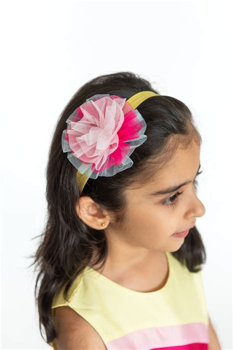 Yellow rainbow fun Headband – A Little Fable