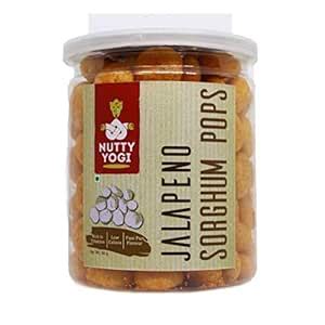 NUTTY YOGI Jalapeno Sorghum Pops Pack of 4, 50gmx4, Roasted and Baked ...