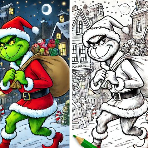 Grinch Christmas Coloring Pages Grinch Coloring Pages For Kids, Girls,