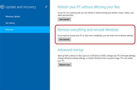 Image result for Reset PC Steps