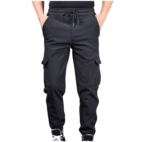 Big and Tall Cargo Pants for Men M-5XL with Pockets Drawstring Work ...