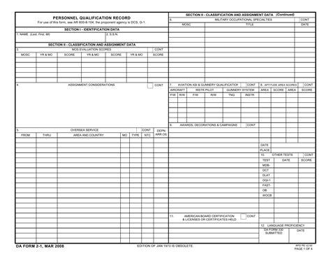 Da Form 2 ≡ Fill Out Printable PDF Forms Online