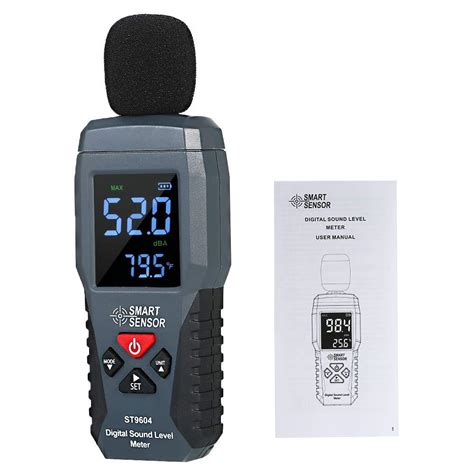 Handheld Sound Level Meter,LCD Decibel Meter,Mini Digital Noise Meter ...