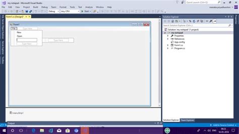 Image result for Creating Notepad in Visual Studio