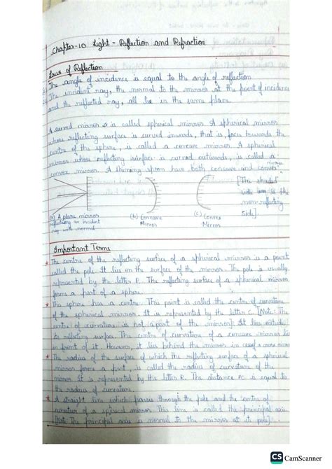 Image result for Light Chapter Class 10 Notes