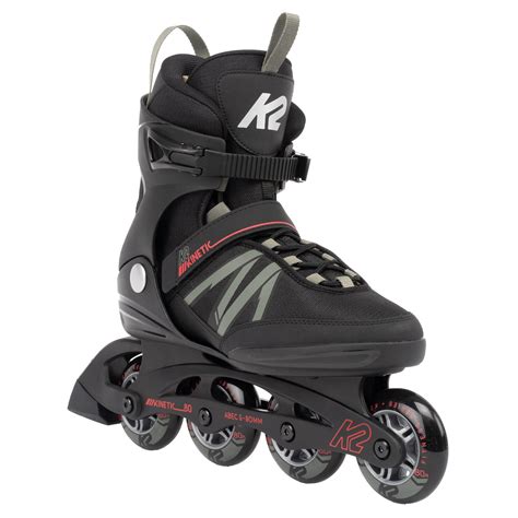 Snapklik.com : K2 Kinetic 80 Mens Inline Skates - Black/Gray
