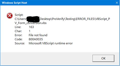 Image result for Fix Windows VBS Errors