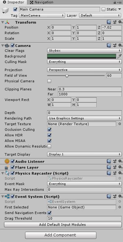 Unity Event Handler 的图像结果