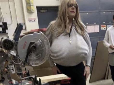 Who is Kayla Lemieux, trans teacher with Z-size prosthetic breasts?