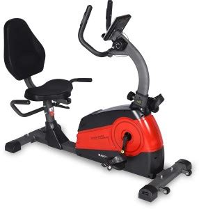 FITNESS WORLD Martina Recumbent Exercise Bike With Adjustable Seat, 8 ...