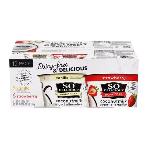 So Delicious Coconut Milk Yogurt Variety Pack, 12 ct. | BJ's Wholesale Club