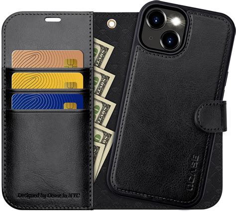 Amazon.com: OCASE for iPhone 15 Detachable Wallet Case with Card Holder ...