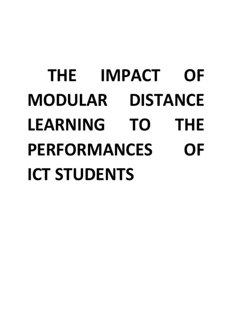 Image result for Modular Distance Learning