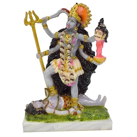 Buy Gallery99 Handcrafted Murble Dust Kali MATA Prachand Roop | Kali ...